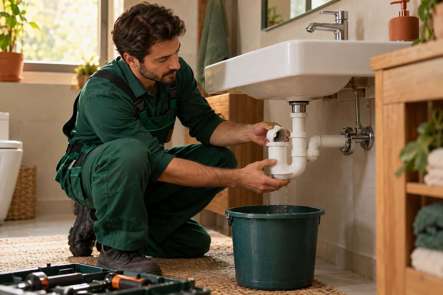 Lavabo Açma tesisat hizmeti görseli